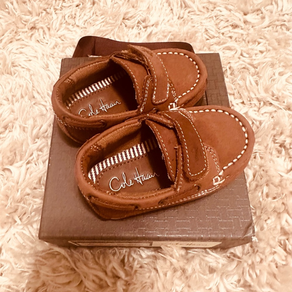 Brand New Cole Haan Baby Mini Sail Strap Slider Deck Shoes